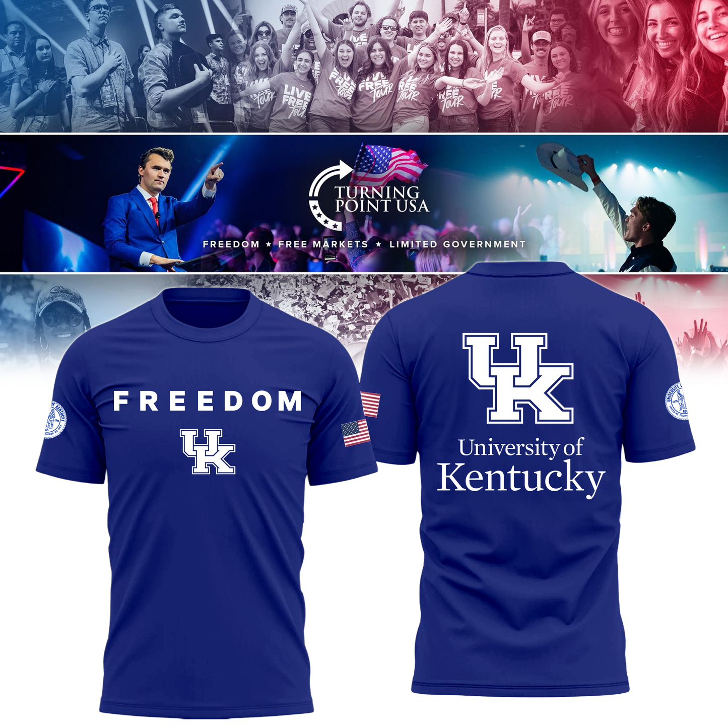 Kentucky University x Turning Point USA T-Shirt