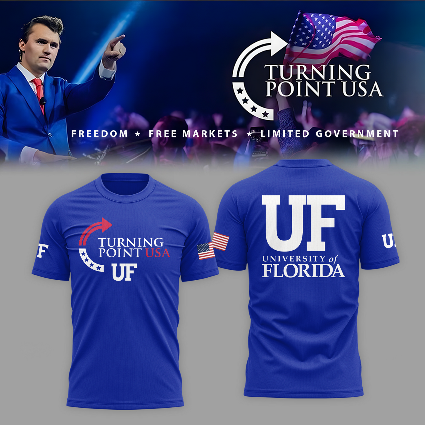 University of Florida x Turning Point USA Tshirt