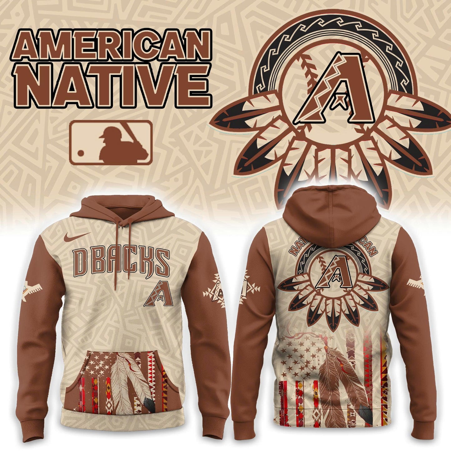 Arizona Diamondbacks x Native American Heritage 2025 Hoodie Combo