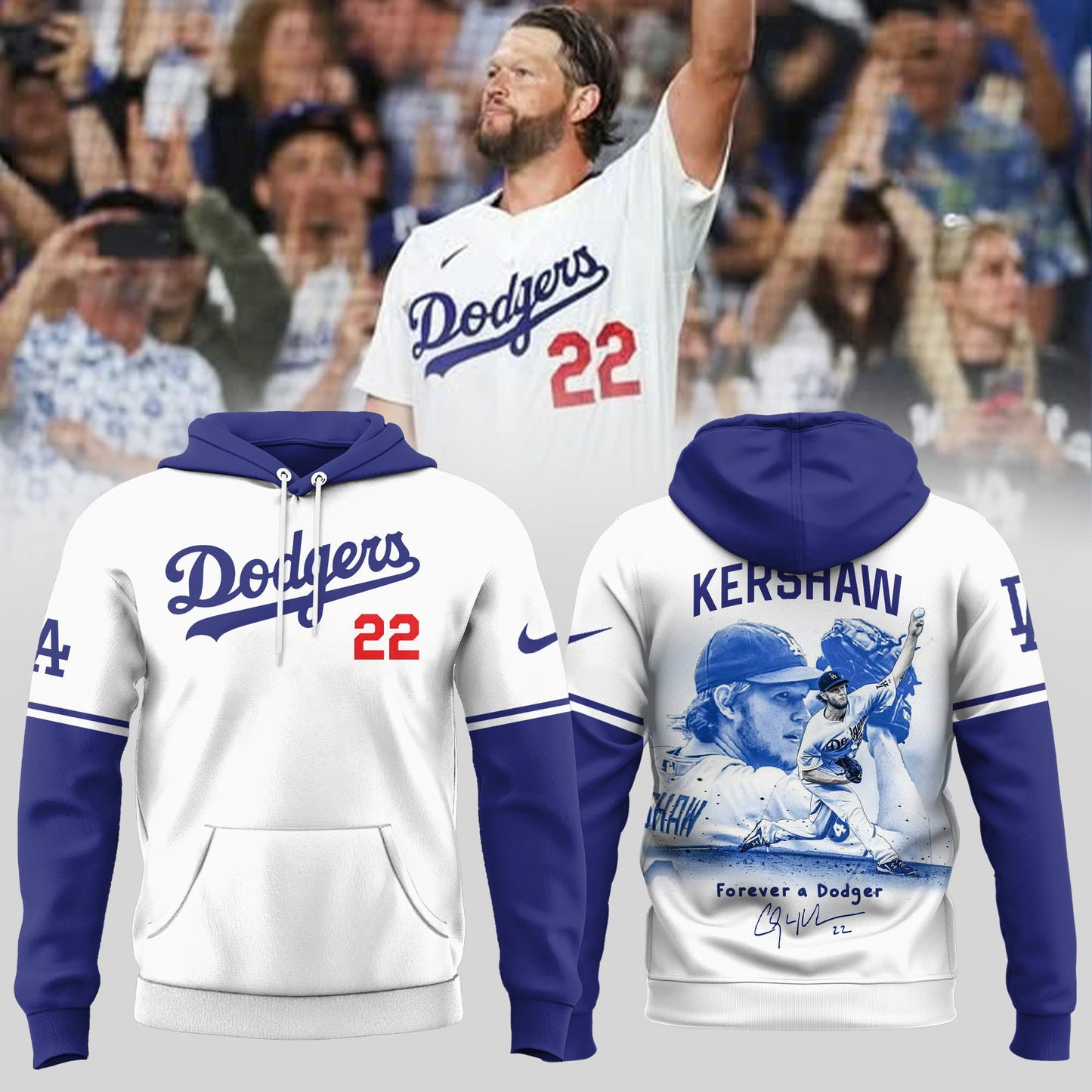 _ Los Angeles Dodgers 2025 Postseason Authentic Collection Hoodie
