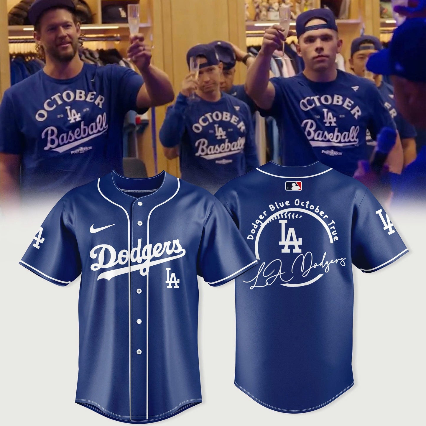 _ Los Angeles Dodgers 2025 Postseason Authentic Collection Jersey