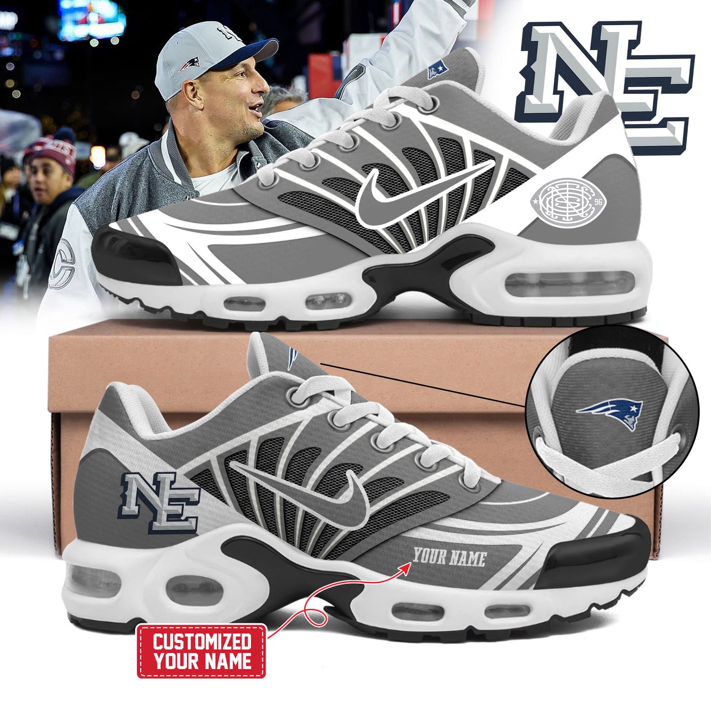 New England Patriots 2025 Rivalries Nor’Easter Storm New Shoes