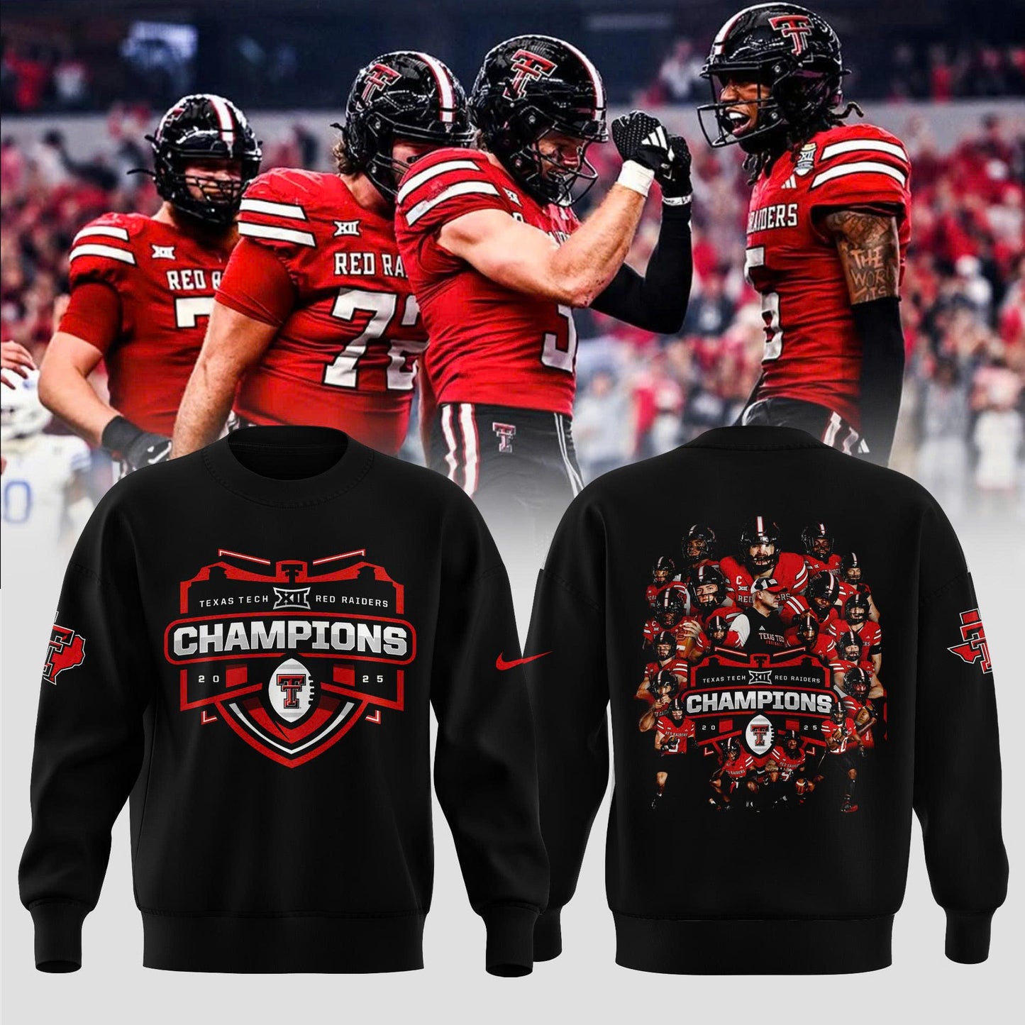 TEXAS TECH RED RAIDERS ARE BIG 12 CHAMPIONS! 2025🏆