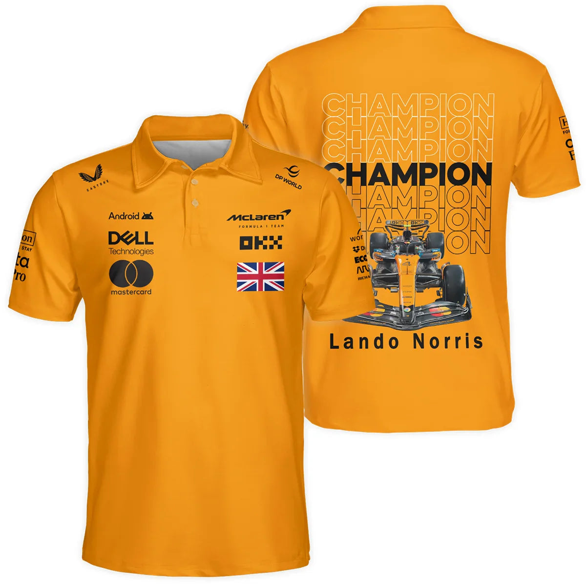 Limited Edition 2025 Lando Norris World Champions Combo Polo