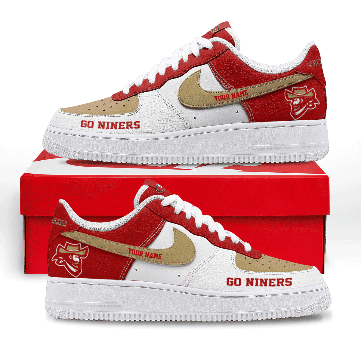 San Francisco 49ers | Premium AF1 Shoes Limited Edition NY