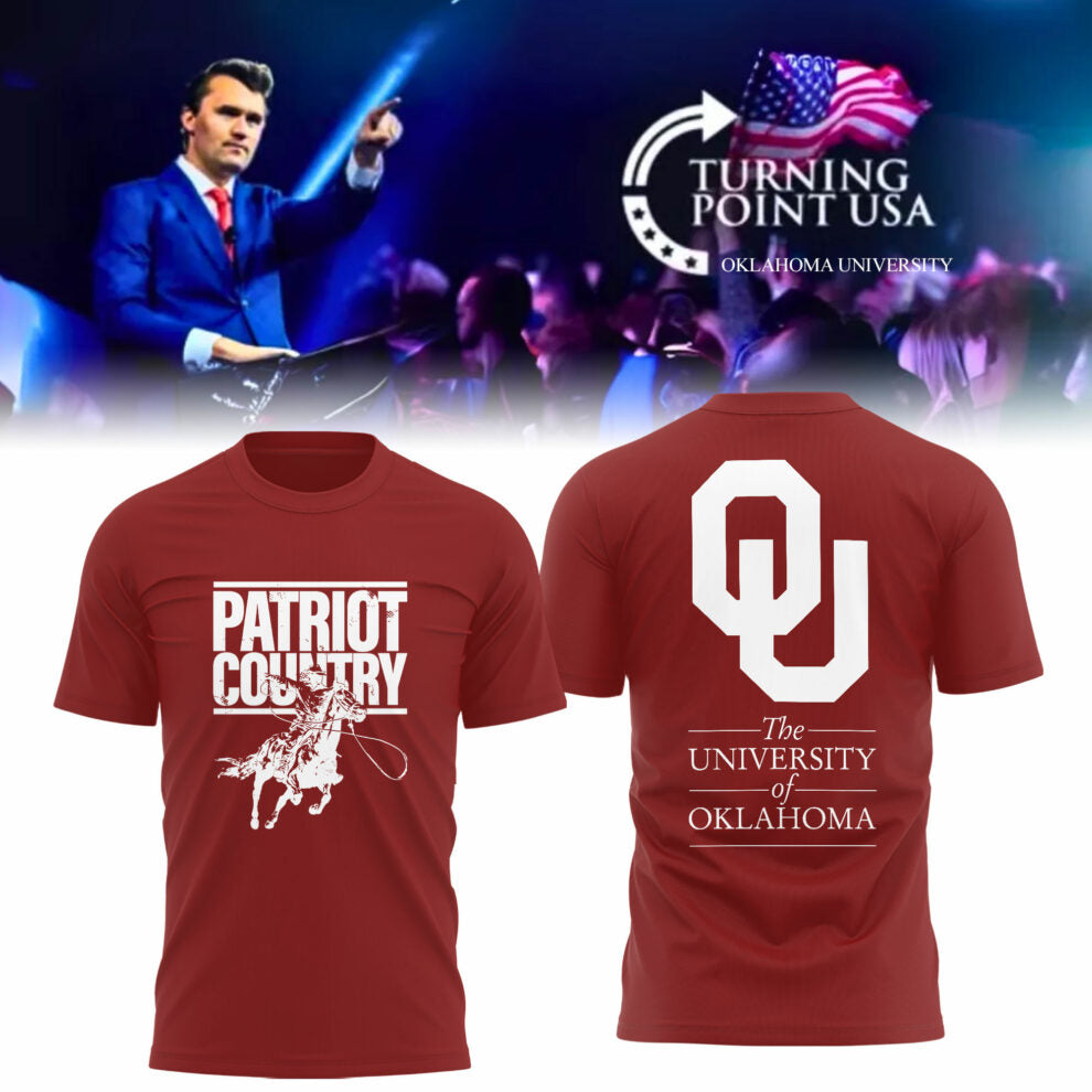 Limited Edition Oklahoma x Turning Point USA 2025 TShirt