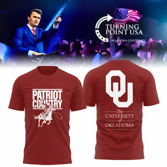 Limited Edition Oklahoma x Turning Point USA 2025 TShirt