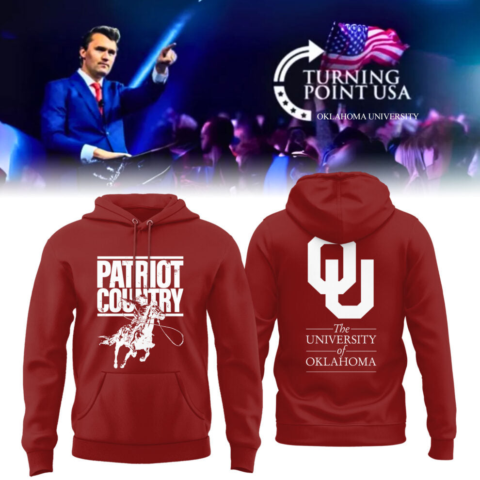 Limited Edition Oklahoma x Turning Point USA 2025 Hoodie