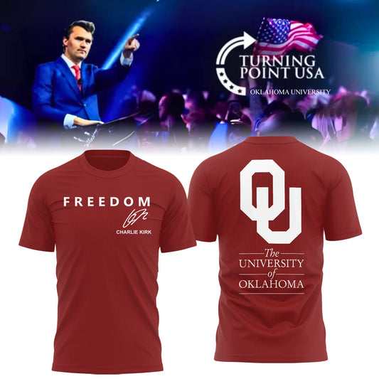 Limited Edition Oklahoma x Turning Point USA 2025 TShirt
