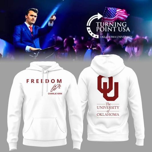 Limited Edition Oklahoma x Turning Point USA 2025 Hoodie