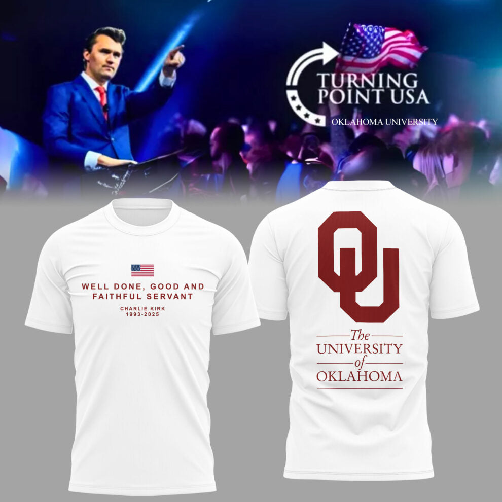 Limited Edition Oklahoma x Turning Point USA 2025 TShirt