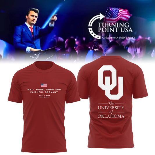 Limited Edition Oklahoma x Turning Point USA 2025 TShirt