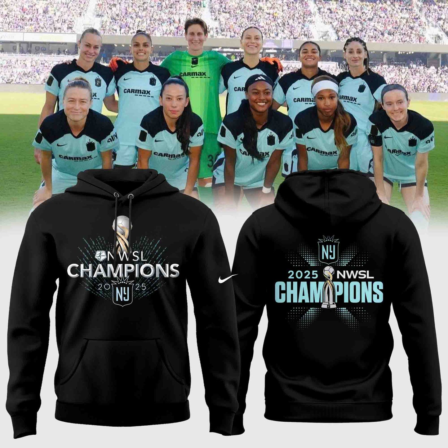 GOTHAM FC – 2025 NWSL CHAMPIONS HOODIE