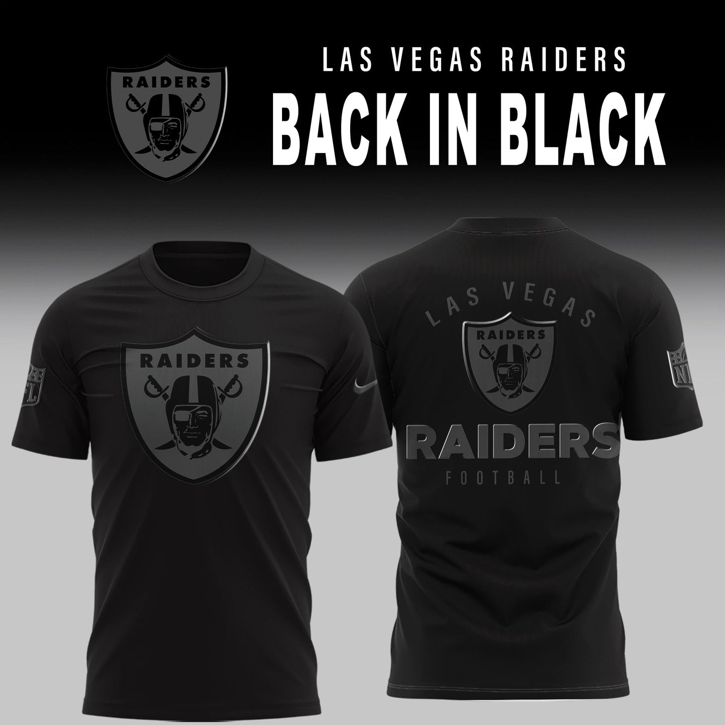 Las Vegas Raiders 2026 Back In Black Limited Edition Shirt