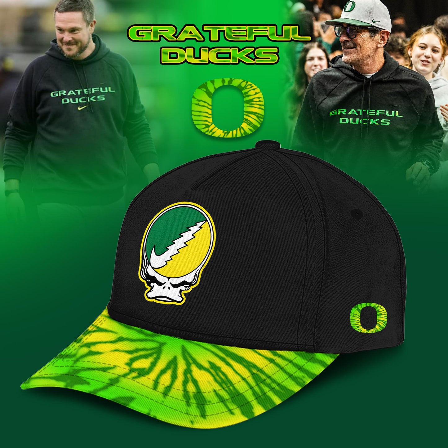 Oregon Ducks x Grateful Dead Limited Editions Hoodie