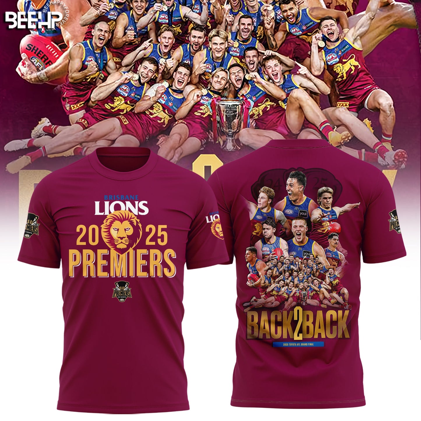 Brisbane Lions 2025 Premiers Limited Edition Shirt