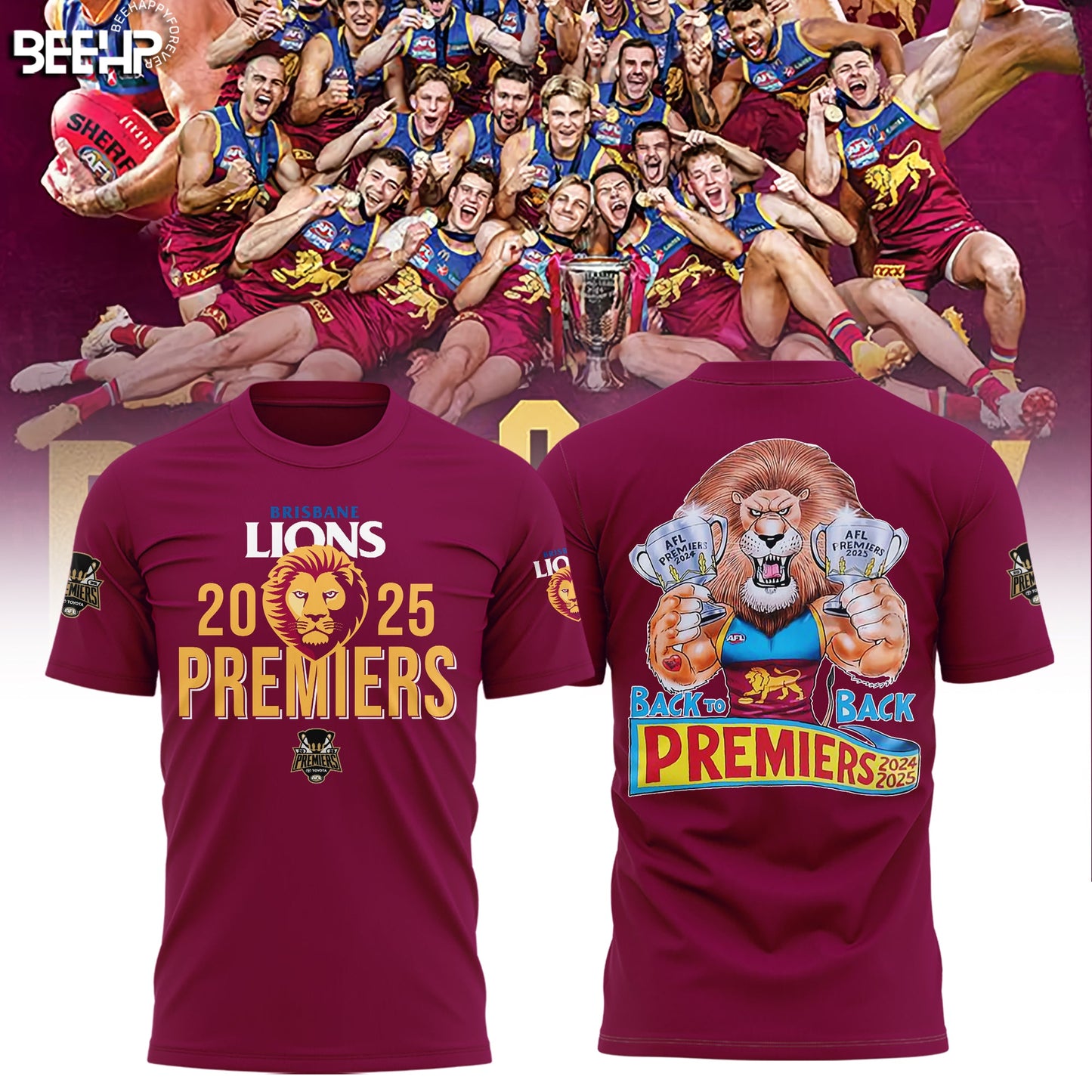 Brisbane Lions 2025 Premiers Limited Edition Shirt