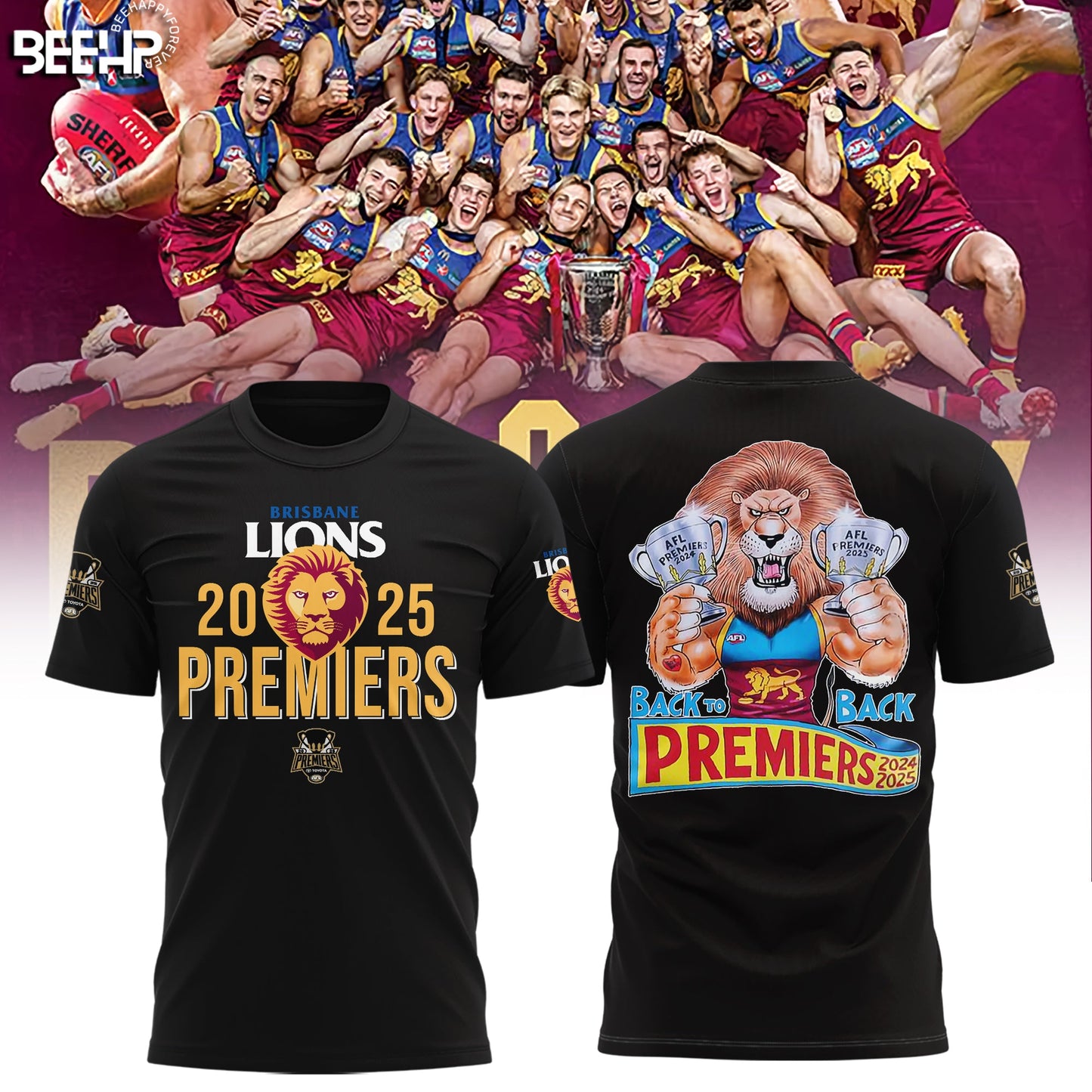 Brisbane Lions 2025 Premiers Limited Edition Shirt