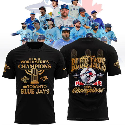 Limited Edition Toronto Blue Jays World Series Champions 2025 Combo T-shirt