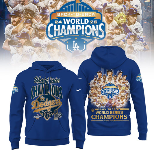 LA Dodgers – 2025 World Series Champions Limited Edition Combo Hoodie