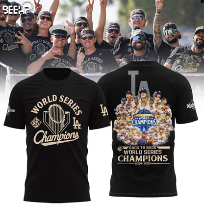 LA Dodgers 2025 World Series Champions Limited Edition Combo T-Shirt