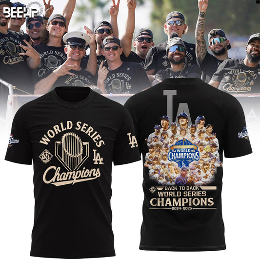 LA Dodgers 2025 World Series Champions Limited Edition Combo T-Shirt