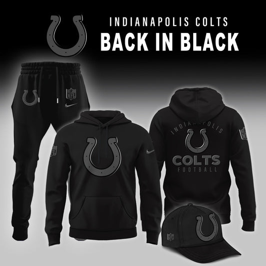 Indianapolis Colts 2026 Back In Black Special Edition Hoodie