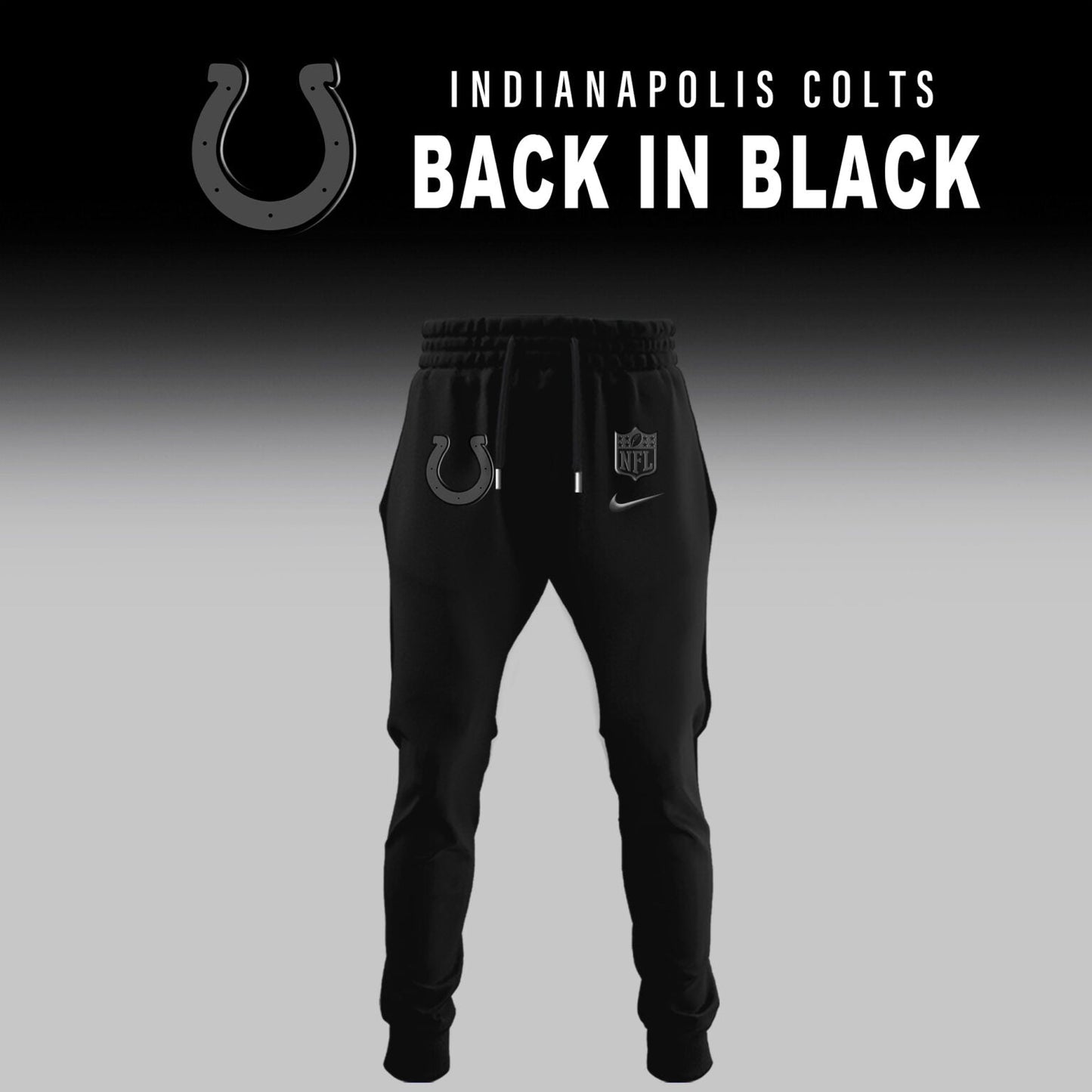Indianapolis Colts 2026 Back In Black Limited Edition Combo TShirt