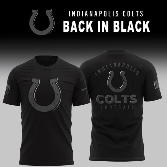 Indianapolis Colts 2026 Back In Black Limited Edition Combo TShirt
