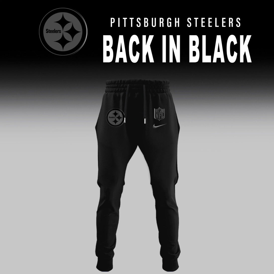 Pittsburgh Steelers 2026 Back In Black Limited Edition ZIP Hoodie