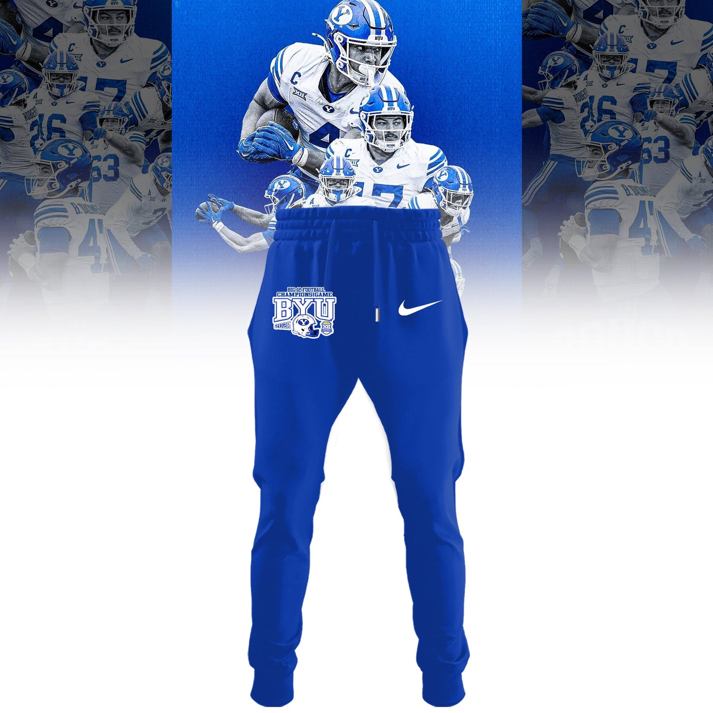 BYU Cougars Football 2025 Big 12 Conference Champs Combo Tshirt