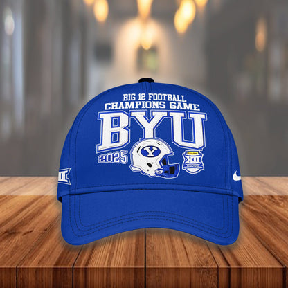 BYU Cougars Football 2025 Big 12 Conference Champs Combo Tshirt