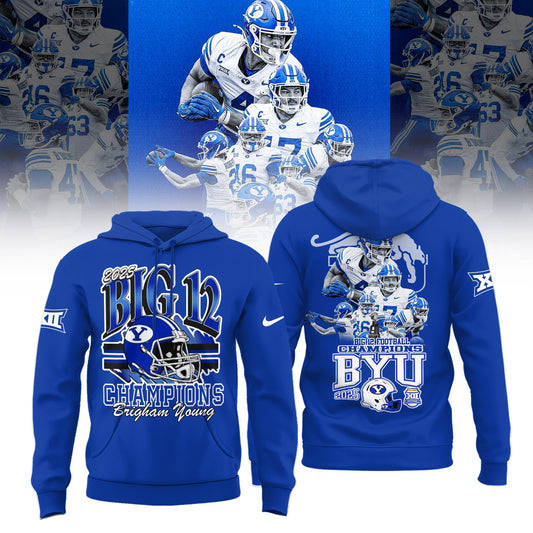 BYU Cougars Football 2025 Big 12 Conference Champs Combo Hoodie