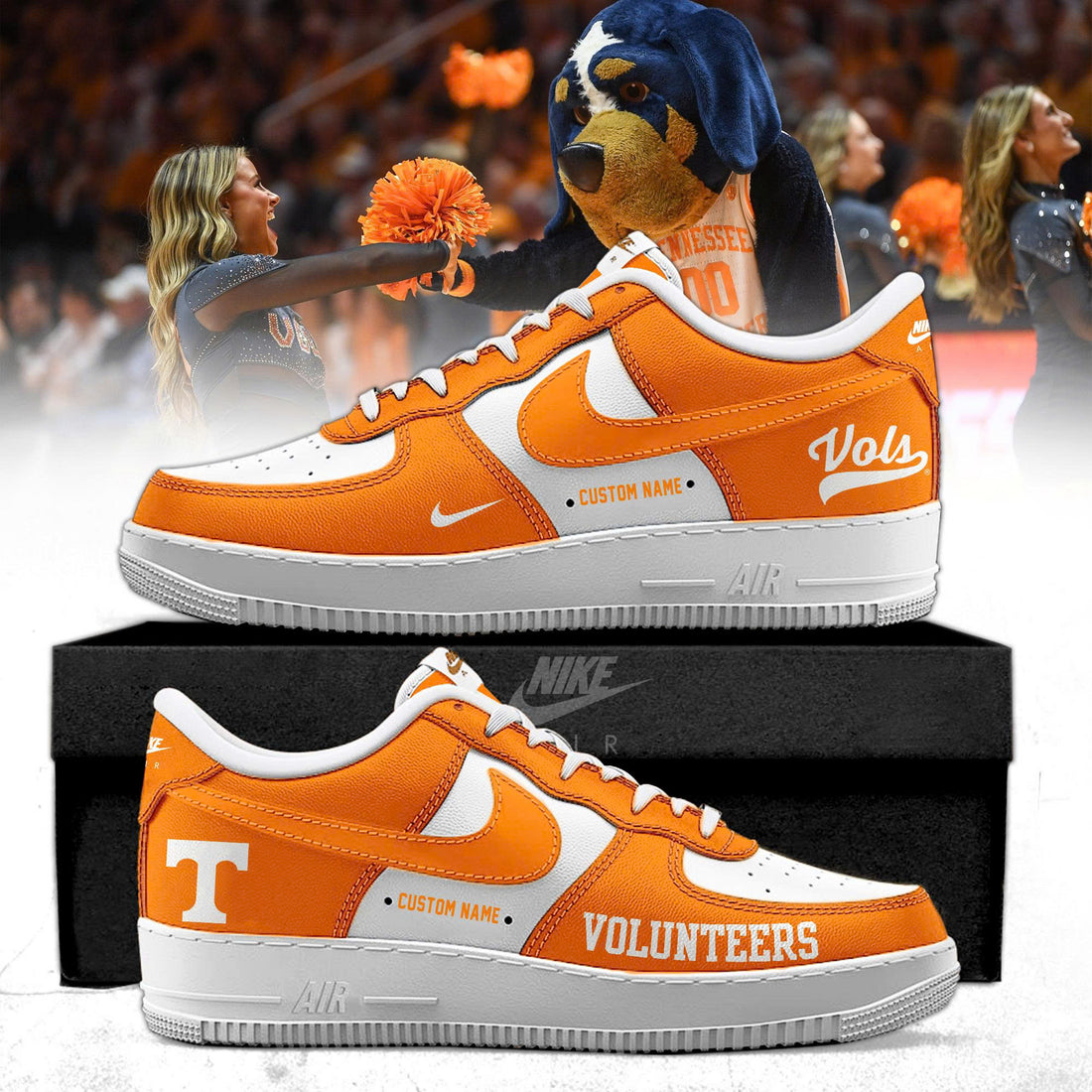 Tennessee Volunteers Customized Special Edition Sneakers