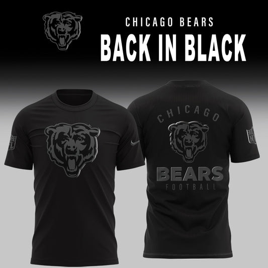 Chicago Bears 2026 Back In Black Limited Edition T-Shirt