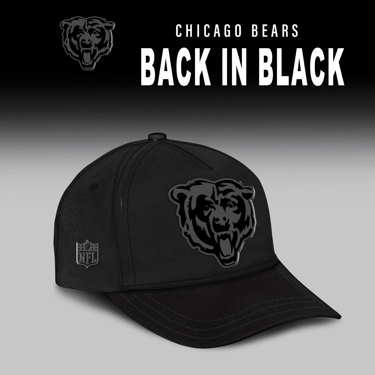 Chicago Bears 2026 Back In Black Limited Edition Hoodie