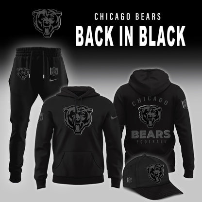 Chicago Bears 2026 Back In Black Limited Edition Hoodie
