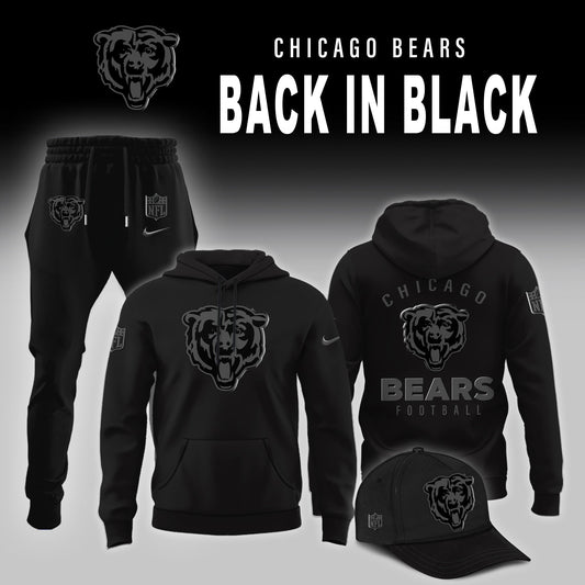 Chicago Bears 2026 Back In Black Limited Edition Hoodie