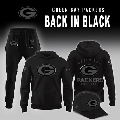 Green Bay Packers 2026 Back In Black Limited Edition Hoodie
