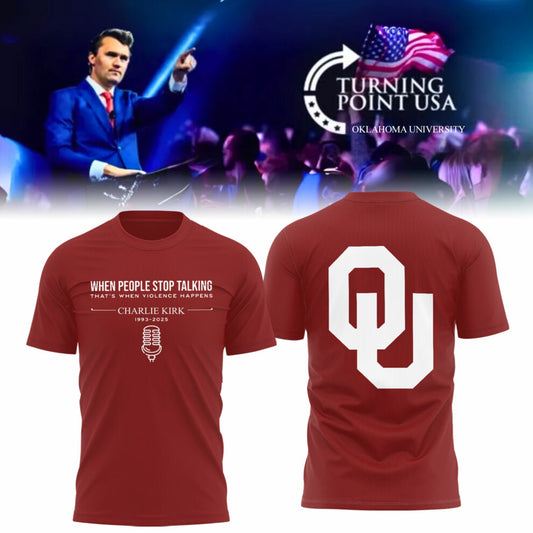 Limited Edition Oklahoma x Turning Point USA 2025 TShirt