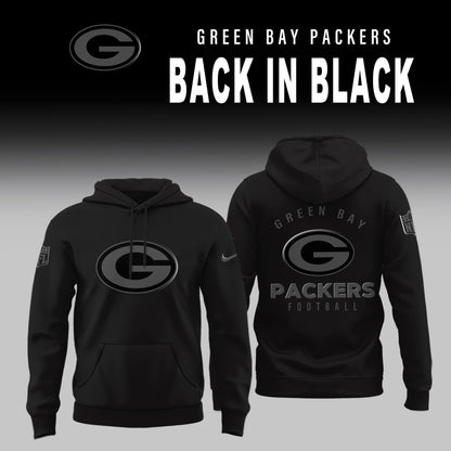 Green Bay Packers 2026 Back In Black Limited Edition Hoodie