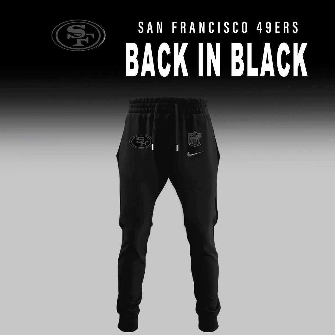 San Francisco 49ers 2025 Back In Black Limited Edition Shirt