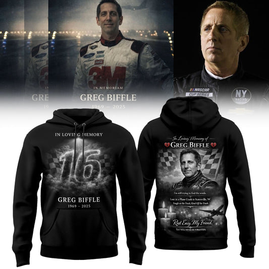 Greg Biffle Thank You For The Memories Hoodie