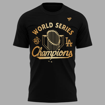 Limited Edition Los Angeles Dodgers World Series BACK-TO-BACK CHAMPIONS T-shirt 2025