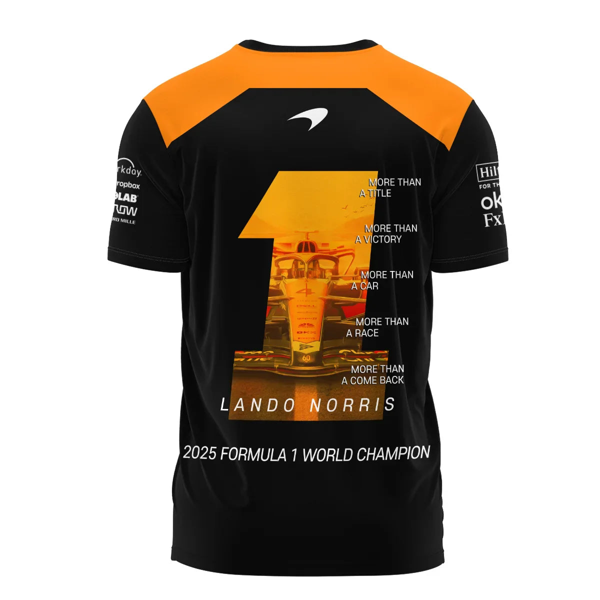 Limited Edition 2025 Lando Norris World Champions Combo T-Shirt