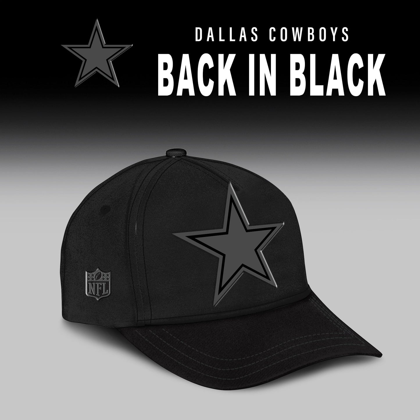 Dallas Cowboys 2025 Back In Black Limited Edition Shirt