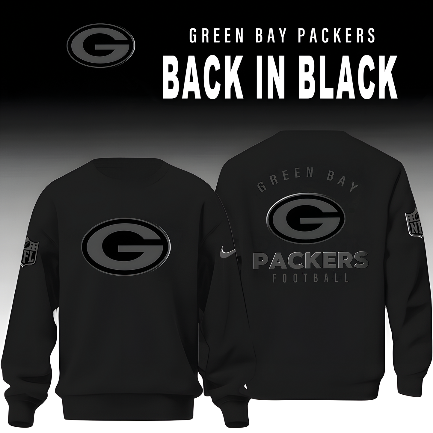 Green Bay Packers 2026 Back In Black Limited Edition Shirt