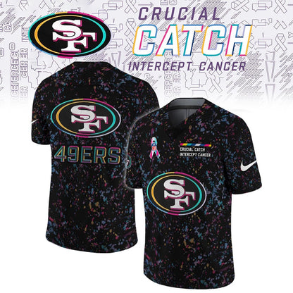 San Francisco 49ers Crucial Catch Limited Football Jersey