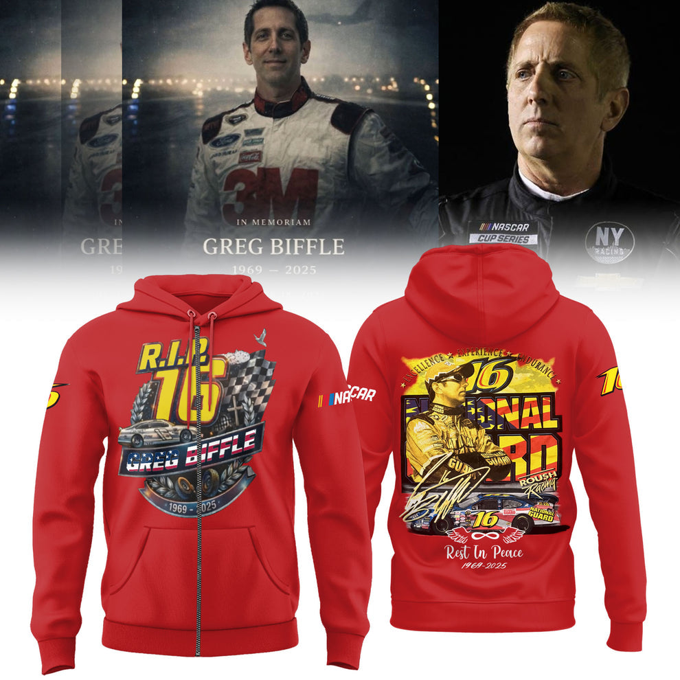 Greg Biffle Thank You For The Memories Zip Hoodie