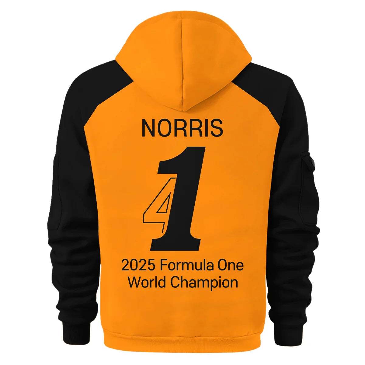 Champion From #4 to #1 Lando Norris McLaren F1 Team Hoodie Half Zip